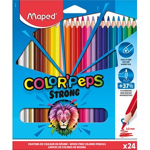 Image Maped Dreikant-Buntstift COLOR'PEPS STRONG, 24er Kartonetui
