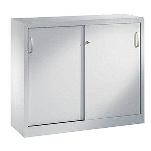 Image CP C 2000 Acurado Schiebetürenschrank lichtgrau 2 Fachböden 120,0 x 40,0 x 97,5 cm