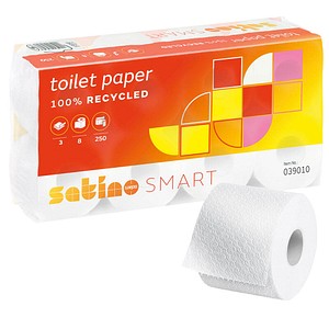 Image Satino by wepa Toilettenpapier smart 3-lagig 8 Rollen