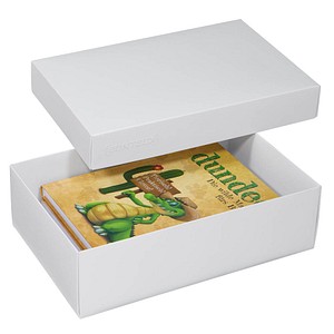 Image 2 BUNTBOX L Geschenkboxen 3,6 l weiß 26,6 x 17,2 x 7,8 cm