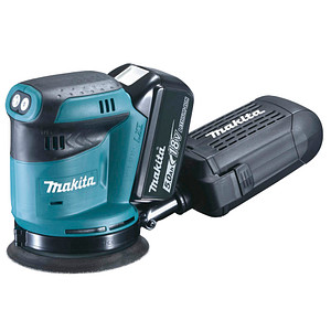 Image makita DBO180RTJ Akku-Exzenterschleifer 18,0 V, mit 2 Akkus