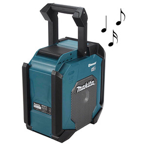 Image makita MR007GZ Baustellenradio blau, schwarz
