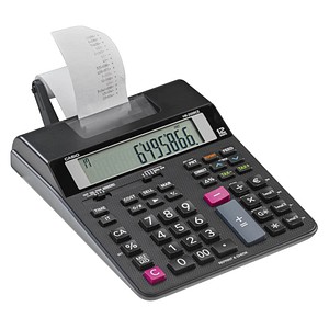 Image CASIO HR-200RCE Desktop Druckrechner Schwarz Taschenrechner (HR-200RCE)