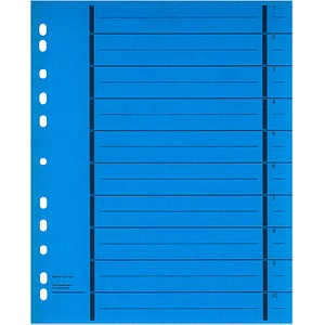 Image Wekre Trennblätter blanko blau, 50 St.