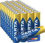 Image VARTA Alkaline Batterie Longlife Power Karton, Micro AAA