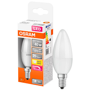 Image OSRAM LED-Lampe LED SUPERSTAR CLASSIC B 40 E14 4,9 W matt