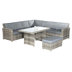 Image Müsing Loungegruppe Sunny Smart Toledo grau, taupe Kunststoff, Metall, 6-teilig