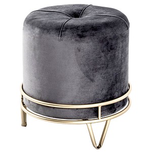 Image HAKU Möbel Hocker 20176 grau