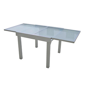 Image Garden Pleasure Gartentisch Lola grau quadratisch 90,0 x 90,0 / 180,0 x 75,0 cm