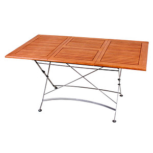 Image Garden Pleasure Gartentisch Wien braun rechteckig 90,0 x 100,0 / 150,0 x 74,0 cm