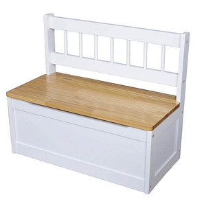Image Garden Pleasure Sitztruhe Kinder 314103-2 braun, weiß Holz 60,0 cm