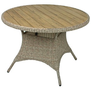 Image Garden Pleasure Gartentisch Bastia braun rund Ø100 x Ø100 x 73,0 cm