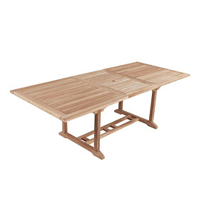 Image Garden Pleasure Gartentisch Solo natur rechteckig 100,0 x 180,0 / 240,0 x 75,0 cm