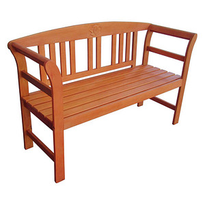 Image Garden Pleasure Gartenbank San Jose 985162 natur Holz 130,0 cm