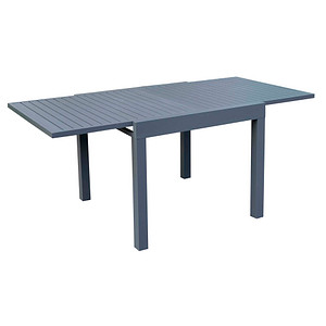 Image Garden Pleasure Gartentisch Elena anthrazit quadratisch 90,0 x 90,0 / 180,0 x 75,0 cm