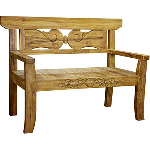 Image Garden Pleasure Gartenbank Padar 940229 natur Holz 135,0 cm