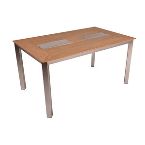 Image Garden Pleasure Gartentisch Florence champagner rechteckig 90,0 x 150,0 x 75,0 cm