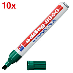 Image EDDING Permanentmarker 3300 Grün (4-3300004) Strichbreite 1-5mm