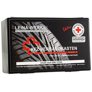 Image LEINA-WERKE Verbandskasten Fotodruck DRK Edition DIN 13164 schwarz