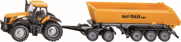Image siku Traktor JCB 8250 mit Dolly und Kippmulde 1858 Spielzeugauto