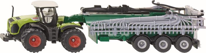 Image siku Claas Xerion Traktor mit Fasswagen 1827 Spielzeugauto