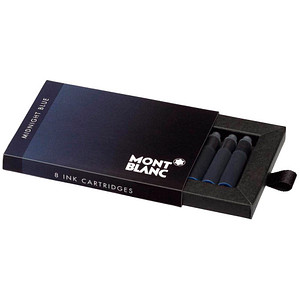 Image MONTBLANC Tintenpatronen für Füller blau-schwarz 8 St.