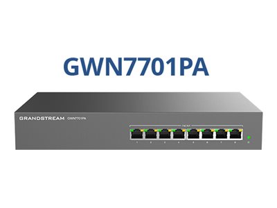 Image GRANDSTREAM GWN7701PA - Unmanaged - Gigabit Ethernet (10/100/1000) - Rack-Einbau