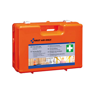Image FIRST AID ONLY Betriebsverbandkasten, nach DIN 13169, orange