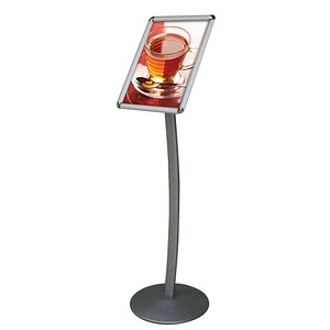 Image update displays Infoständer silber DIN A4