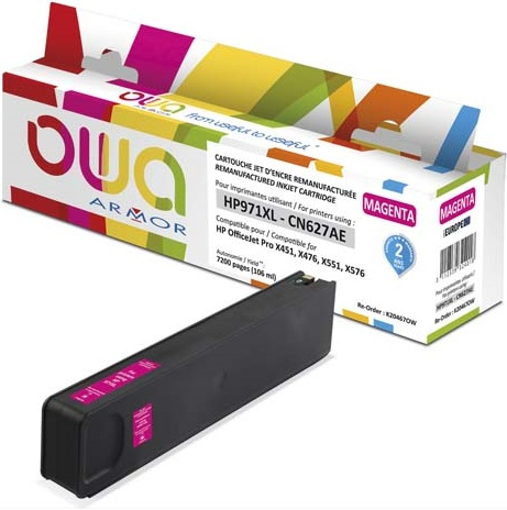 Image ARMOR OWA Tinte komp. HP 971XL magenta