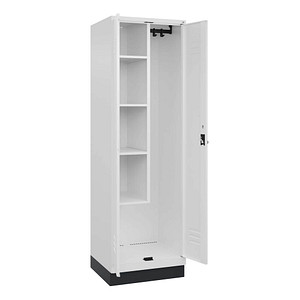 Image CP Putzmittelschrank Classic PLUS 080120-00 S10014 verkehrsweiß 60,0 x 50,0 x 195,0 cm, aufgebaut