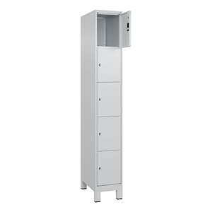 Image CP Schließfachschrank Classic Plus lichtgrau 080010-105 S10009, 5 Schließfächer 30,0 x 50,0 x 195,0 cm