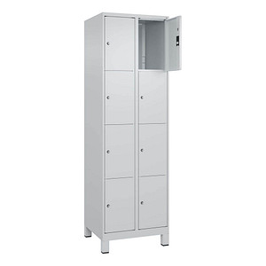 Image CP Schließfachschrank Classic Plus lichtgrau 080010-204 S10009, 8 Schließfächer 60,0 x 50,0 x 195,0 cm