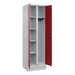 Image CP Spind Classic PLUS lichtgrau, rubinrot 080620-20 S10001, 1 Schließfach 60,0 x 50,0 x 195,0 cm