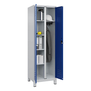 Image CP Spind Classic Plus enzianblau, lichtgrau 080610-20 S10003, 1 Schließfach 60,0 x 50,0 x 195,0 cm
