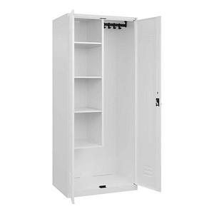Image CP Putzmittelschrank Classic PLUS 080100-02 S10012 verkehrsweiß 80,0 x 50,0 x 185,0 cm, aufgebaut