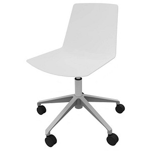 Image Quadrifoglio Besucherstuhl Clue OCLUEA01 BA weiß Kunststoff