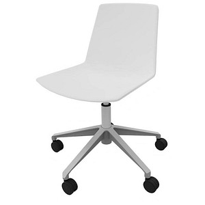 Image Quadrifoglio Besucherstuhl Clue OCLUEA01 BA B03/141 weiß Kunstleder