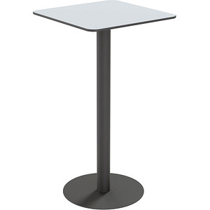 Image PAPERFLOW CROSS Stehtisch Holz grau 60,0 x 60,0 x 110,0 cm