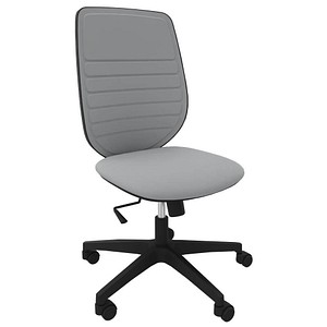 Image Quadrifoglio Bürostuhl Okay grau, schwarz Stoff