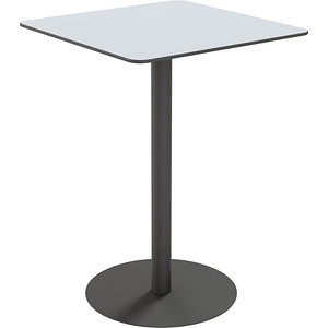 Image PAPERFLOW CROSS Stehtisch Holz grau 80,0 x 80,0 x 110,0 cm