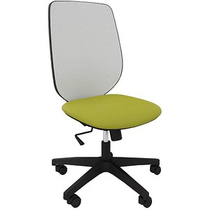 Image Quadrifoglio Bürostuhl Okay Netz grün, weiß, schwarz Stoff