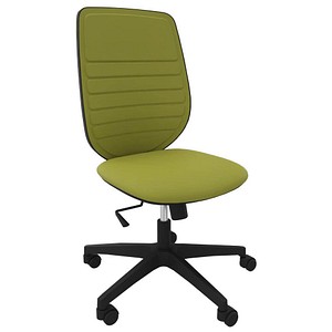 Image Quadrifoglio Bürostuhl Okay grün, schwarz Stoff