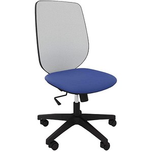 Image Quadrifoglio Bürostuhl Okay Netz blau, weiß, schwarz Stoff