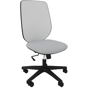 Image Quadrifoglio Bürostuhl Okay Netz grau, weiß, schwarz Stoff