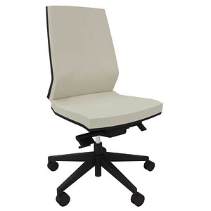 Image Quadrifoglio Bürostuhl Omnia beige, schwarz Stoff