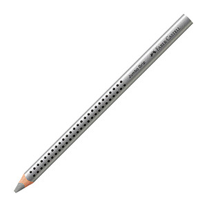 Image FABER-CASTELL Dreikant-Buntstift Jumbo GRIP, silber