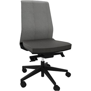 Image Quadrifoglio Bürostuhl Omnia Netz anthrazit, schwarz, schwarz Stoff