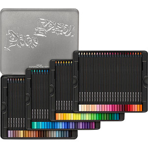 Image FABER-CASTELL Dreikant-Buntstifte Black Edition, 100er Etui