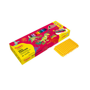 Image JOVI Wax Crayons Jumbo Wachsmalstifte farbsortiert, 300 St.